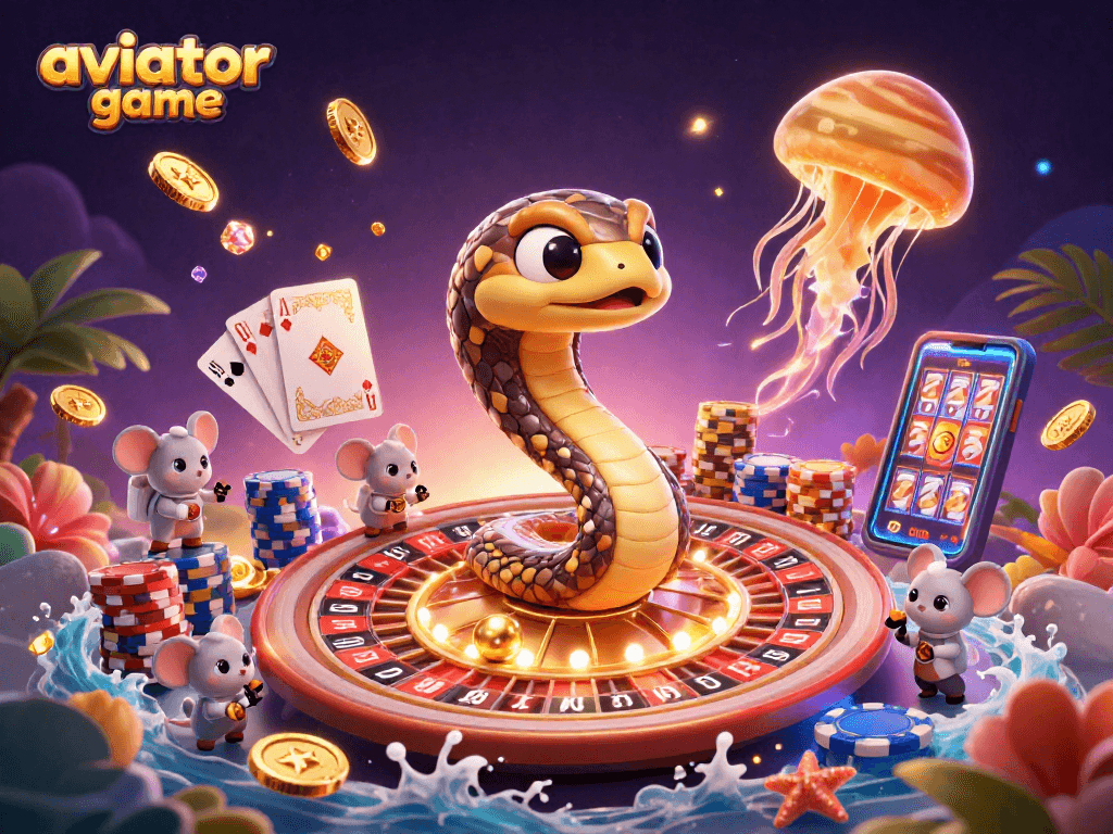 Immerse in the aviator game with animated characters betting amidst cosmic scenery.