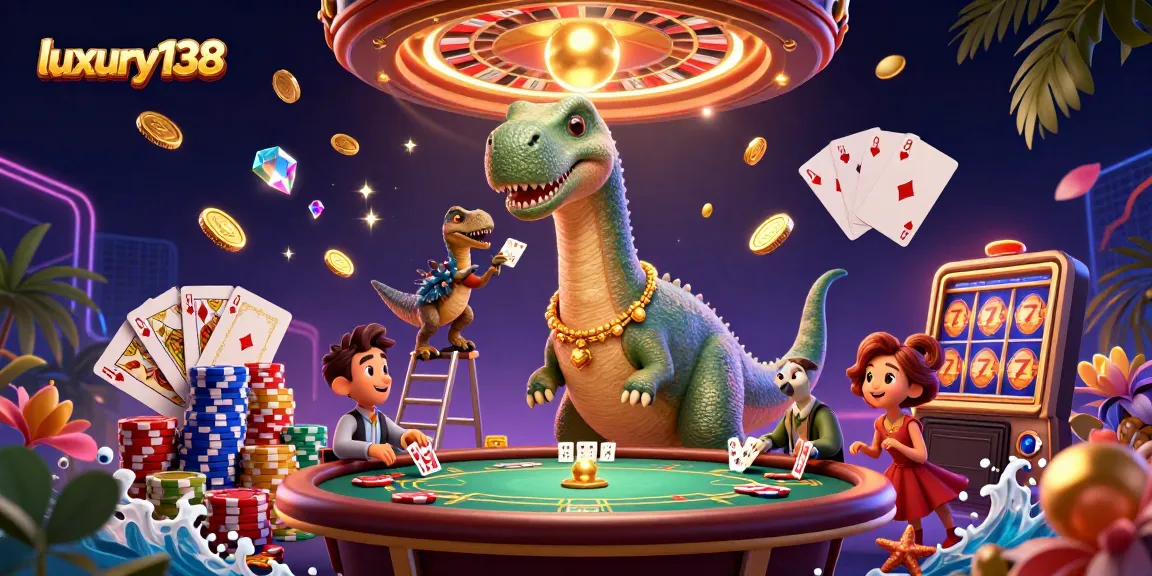 luangkan waktu untuk bermain game di luxury138 sambil dikelilingi karakter unik dan elemen kasino yang meriah