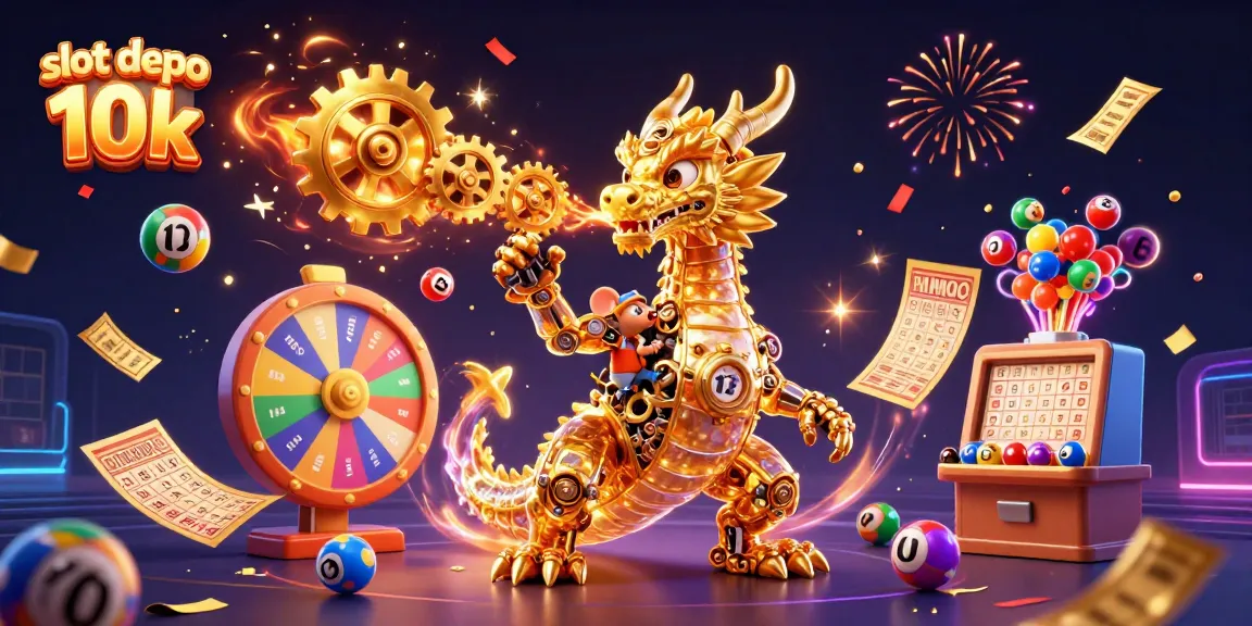 Experience the thrilling world of slot depo 10k with vibrant colorful elements.