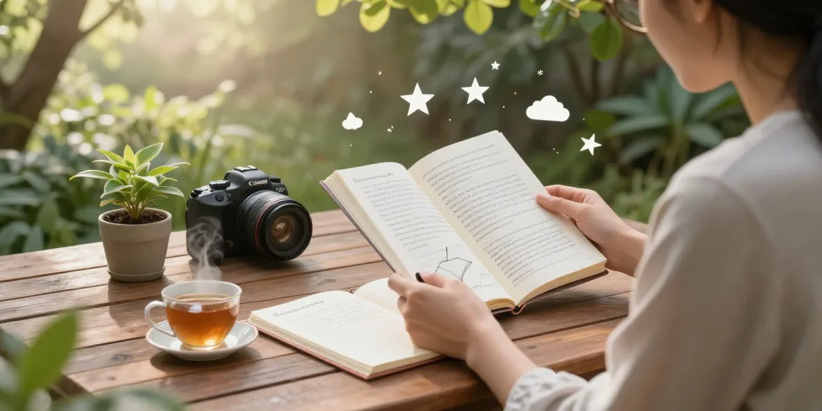 Aktivitas interpretasi mimpi dengan buku bukumimpi138 di taman yang tenang.