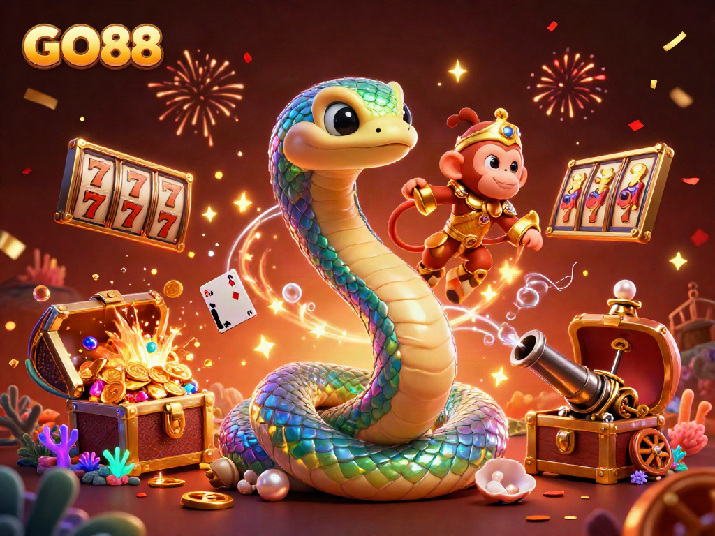 Experience thrilling slots and treasure with GO88's vibrant gaming adventure