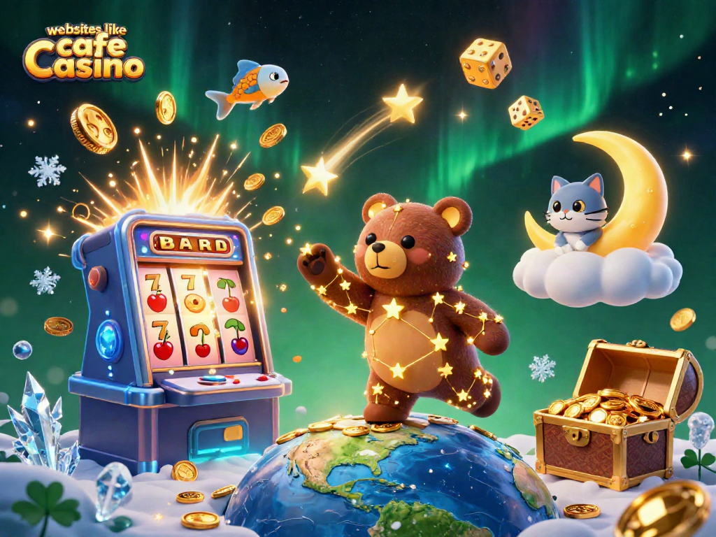 Spin the reels at exciting websites like cafe casino, featuring casino themes and vibrant characters.