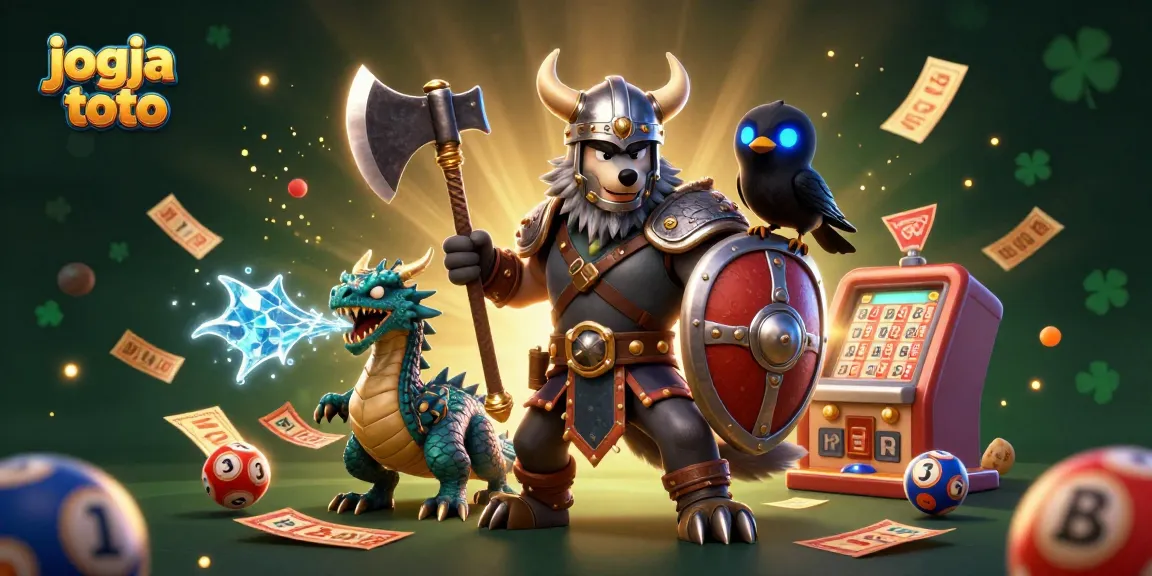 Win exciting lottery prizes with jogja toto in this colorful and dynamic scene.