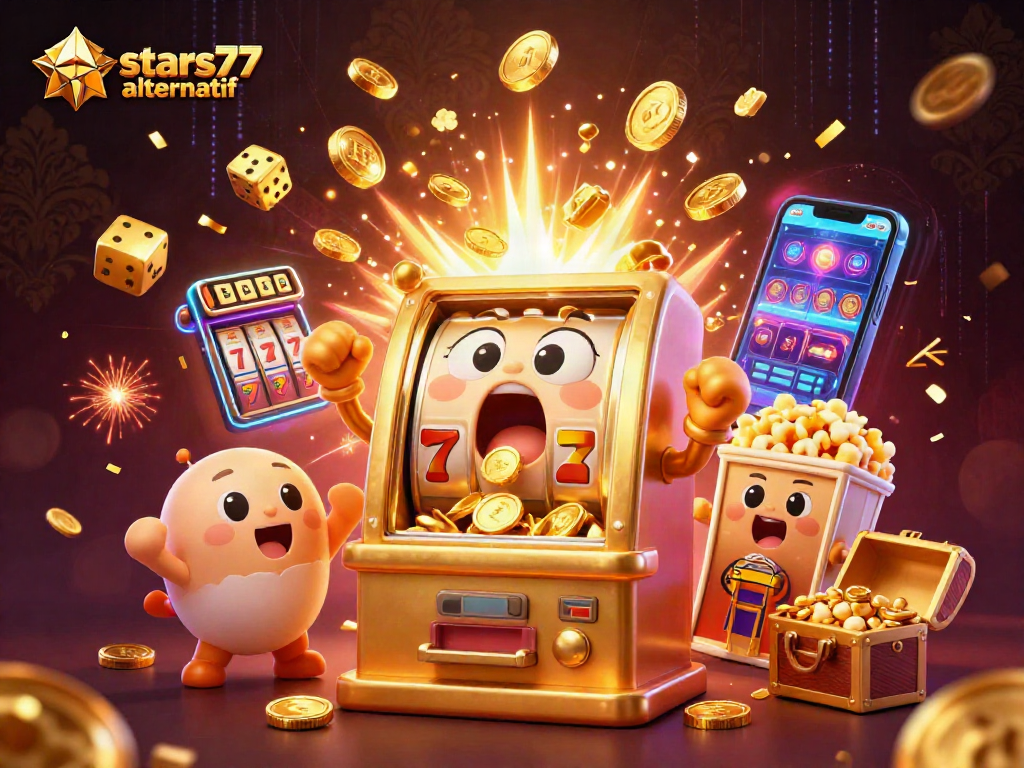 Merayakan kemenangan di stars77 alternatif dengan mesin slot emas yang meledakkan koin!
