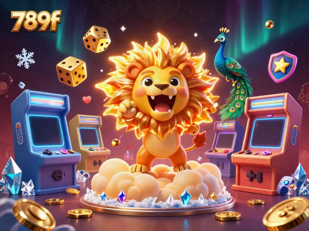 Experience thrilling gameplay at 789f with vivid casino visuals featuring animated characters and games.