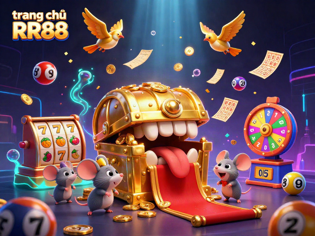 Experience the excitement of playing on trang chủ RR88 with vibrant lottery elements and interactive game features.