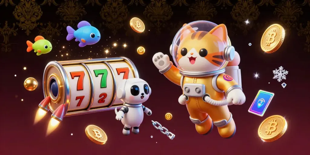Experience seamless gaming with luxury111's platforms, featuring vibrant 3D elements and engaging characters.