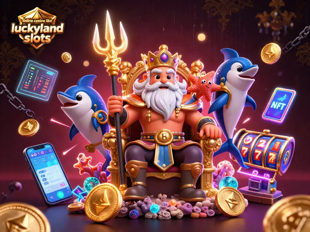Play exciting games at this online casino like LuckyLand Slots with vibrant visuals and thrilling elements.
