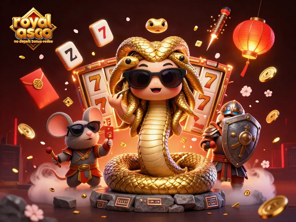 Spin and win with royal ace casino no deposit bonus codes in this vibrant, dynamic illustration.