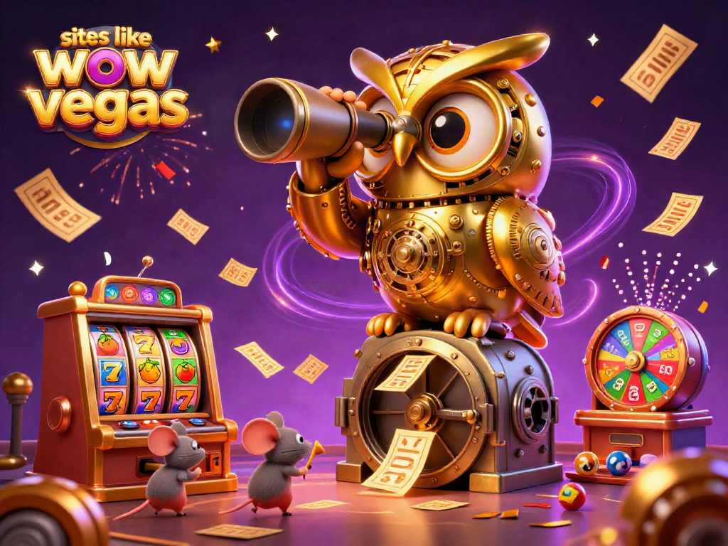 Enjoy engaging game action at sites like wow vegas featuring vibrant slot machines and lucky symbols.