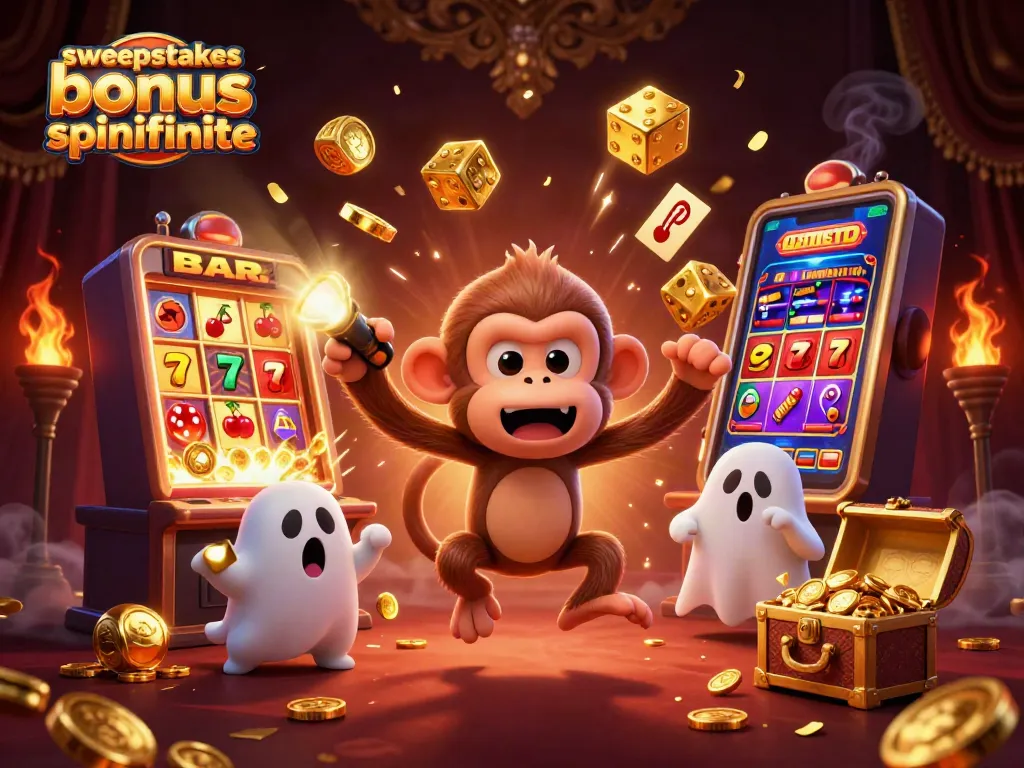 Experience the excitement of sweepstakes casino bonus spinfinite with vibrant gold coins and thrilling gameplay elements.