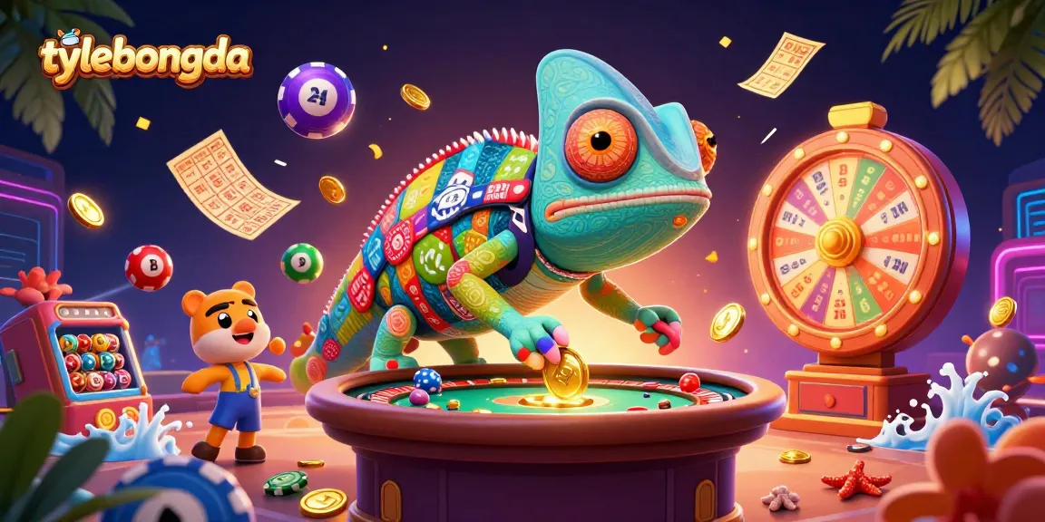 Experience the thrills of tylebongda with a vibrant casino scene featuring colorful game elements.