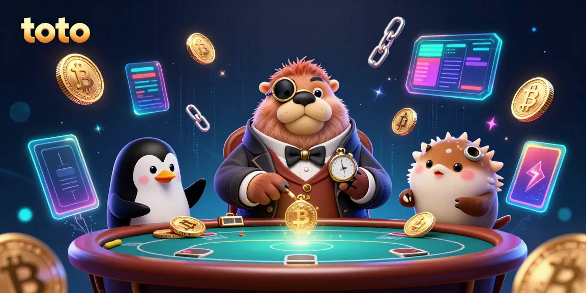 Experience the thrilling game of toto with a jolly walrus at a vibrant underwater poker table