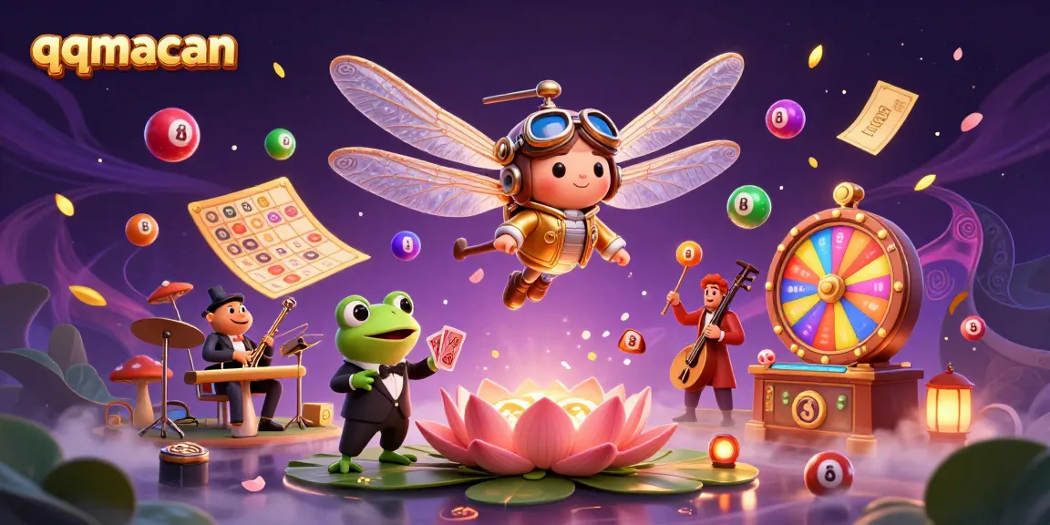 Experience exhilarating gameplay at qqmacan with vibrant characters amidst thrilling casino elements.