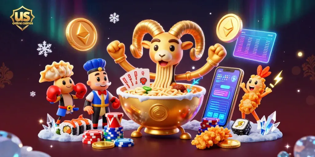 Engage in us online casinos with vibrant 3D characters and dynamic gaming elements.