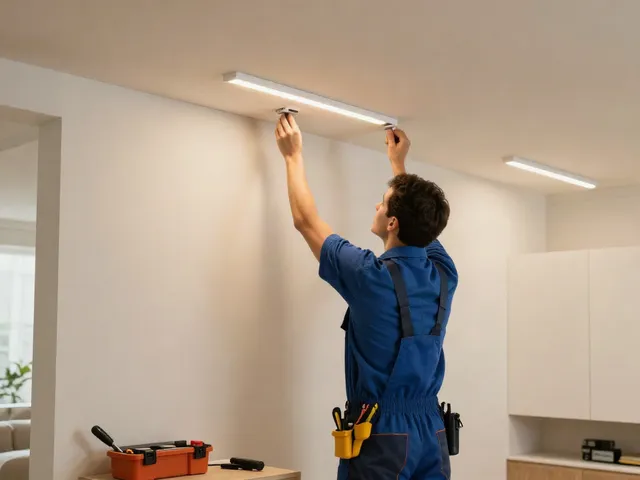 Instalare sina magnetică încastrată de către un profesionist în servicii locale