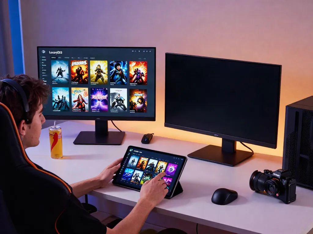 Experience luxury12 gaming with advanced user interface and vibrant graphics.